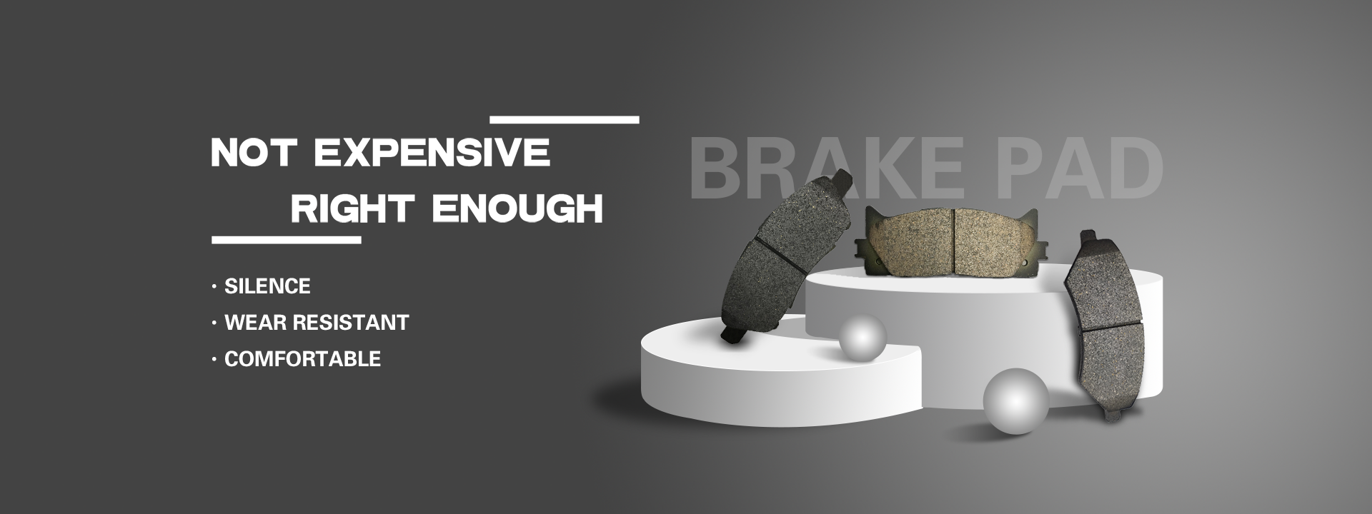 high-quality not expensive brake pad