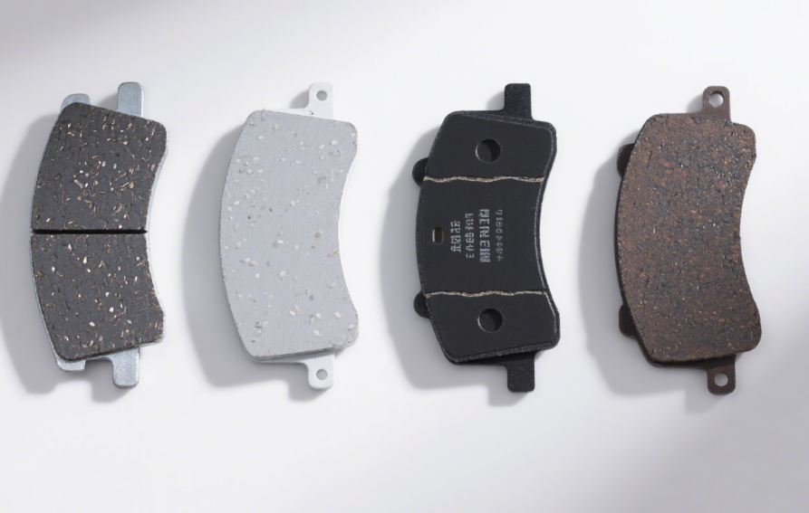 different material brake pads